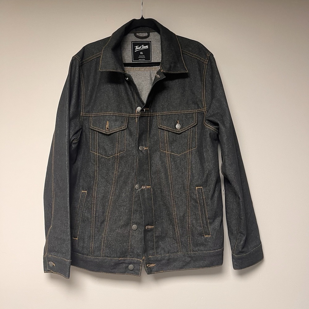 Trust Jeans Blue‎ Jean Jacket Size XL